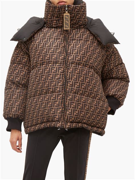 fendi fur cuff jacket|Fendi Women’s Designer Puffers, Parkas & Quilted Jackets.